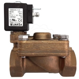 Jakša M260 solenoidklapp 0,3-12bar G1'' NBR 230V AC (360518)