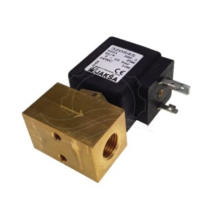 Jakša D221 solenoidklapp 0-25bar G1/4'' FPM 24V DC (320545)