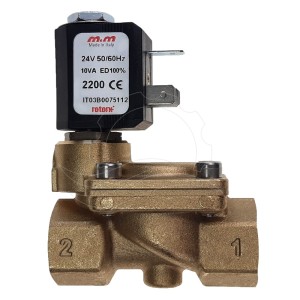 M&M B205DBZ solenoidklapp 0,3-16bar G1/2'' NBR 24V AC