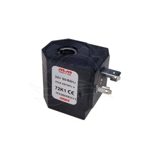 M&M 72K1 solenoidklapi mähis 24V AC 25W