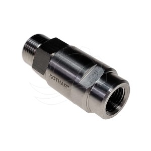 Kothari pöördeliigend sirge G1/4''F-G3/8''M roostevabast terasest (300 180 533)