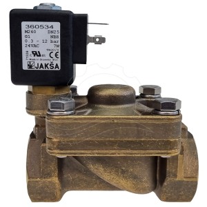 Jakša M260 solenoidventiil 0,3-12bar G1'' NBR 24V AC (360534)