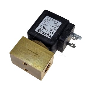 Jakša D221 solenoidklapp 0-35bar G1/4'' FPM 24V AC (320531)